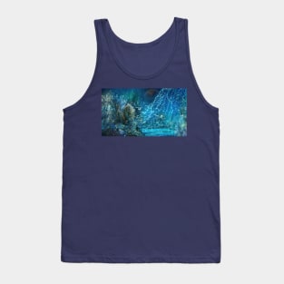 Waterdrops in blue Tank Top